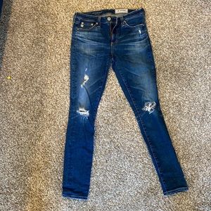 AG-ED Denim - the legging ankle - super skinny ankle - distressed